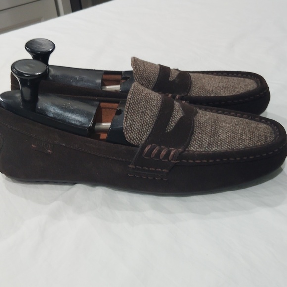 Polo raphe Lauren suede - Picture 4 of 11